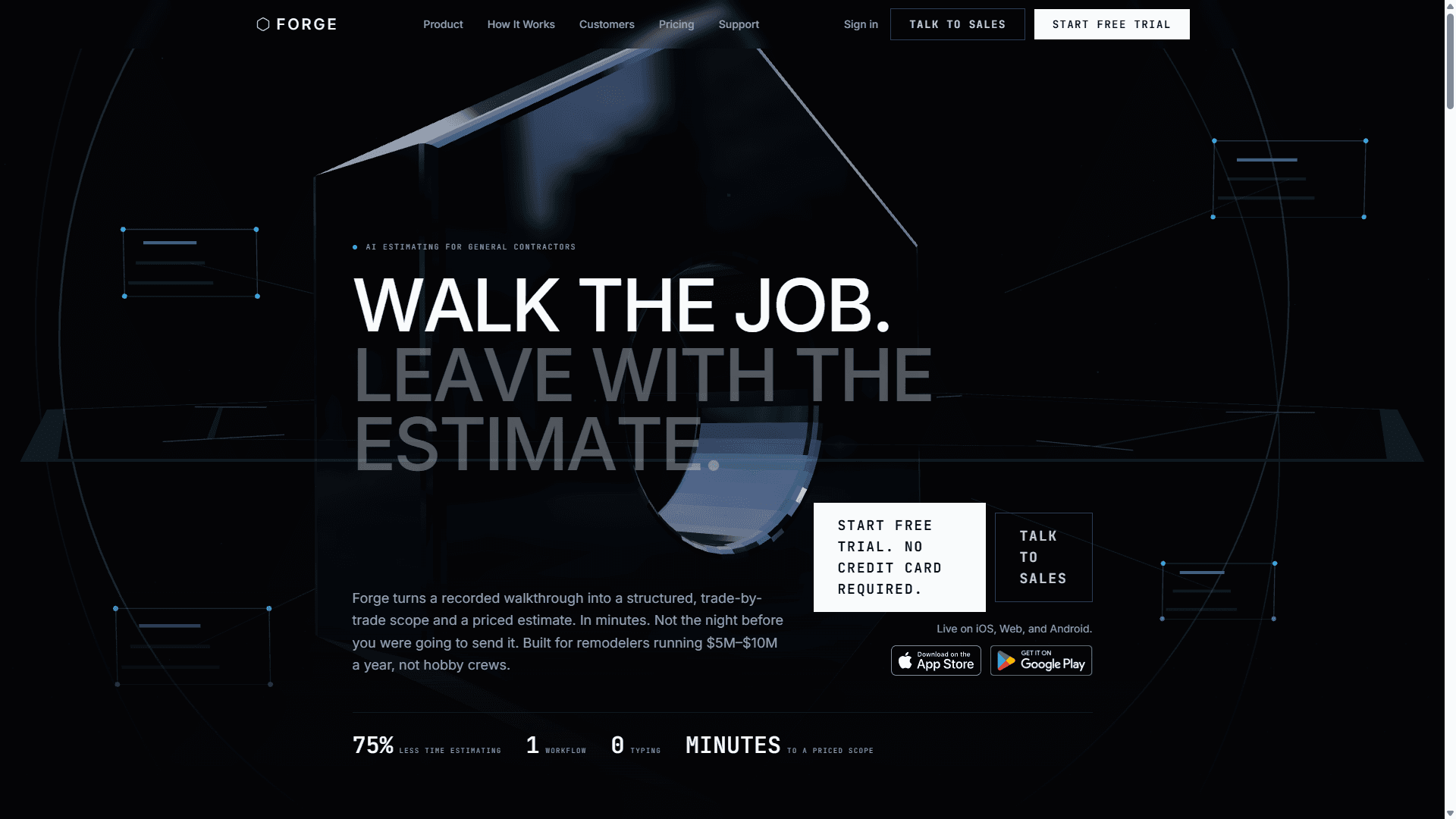 Forge construction software website